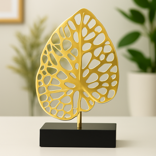 Golden Mosaic Leaf