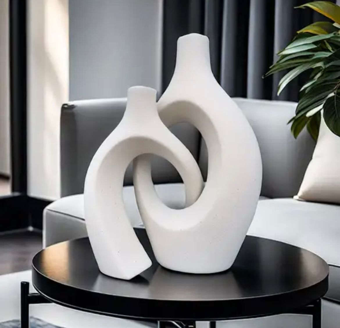 Hollow Ceramic Vase Set